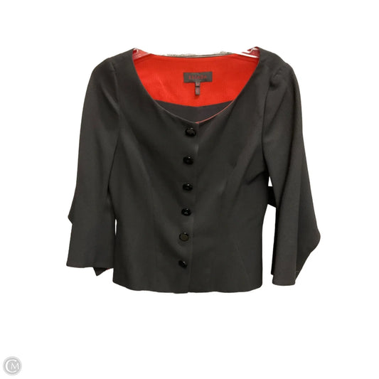 Blazer Designer By Escada In Black, Size: Xs