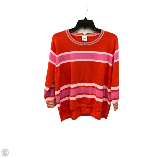 Top Long Sleeve By Cabi In Multi-colored, Size: L