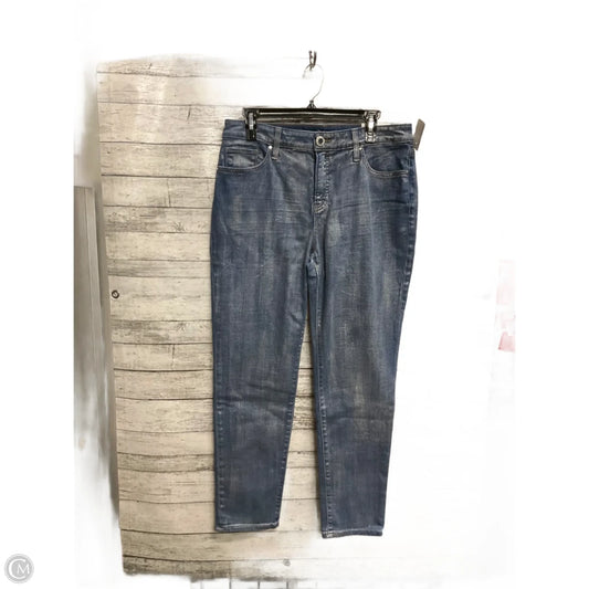 Jeans Straight By Clothes Mentor In Blue Denim, Size: 10