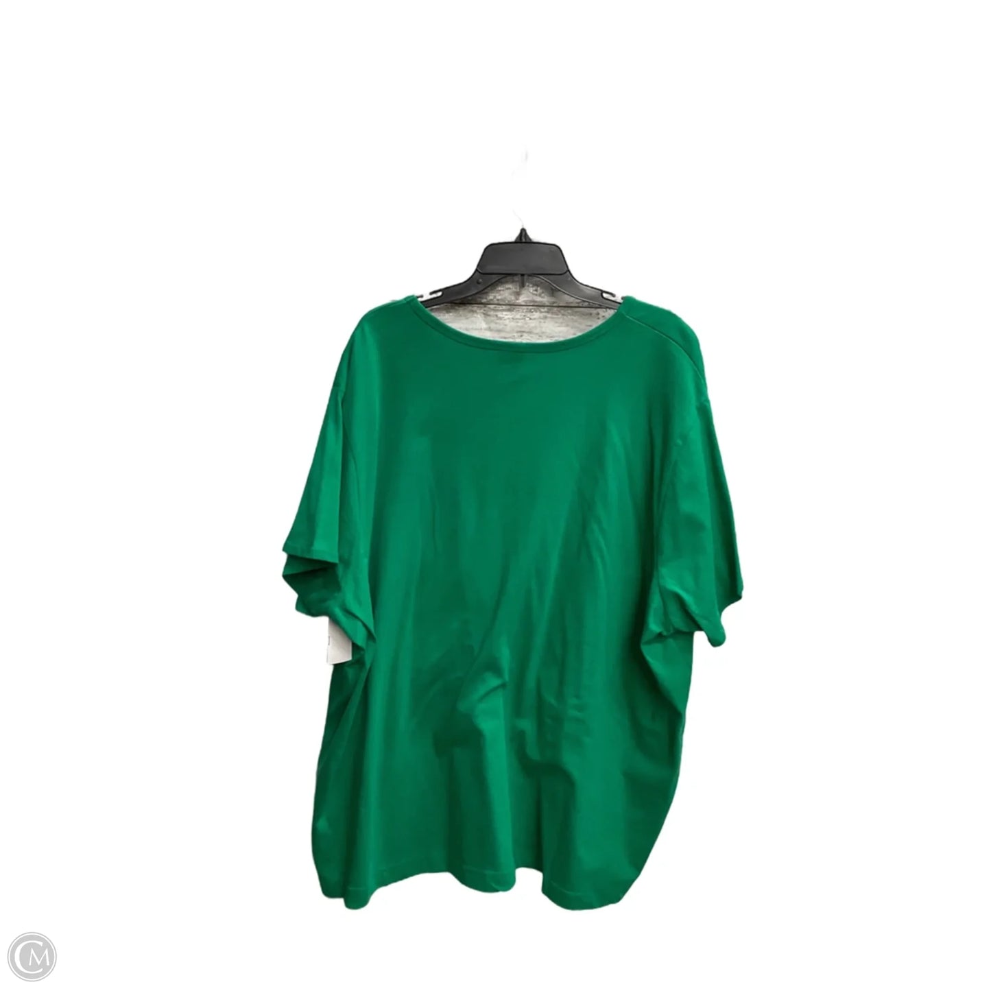 Top Short Sleeve By Clothes Mentor In Green, Size: 4x