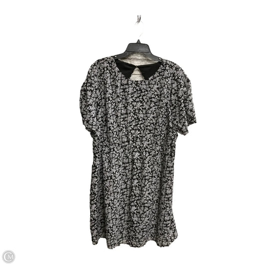 Dress Casual Midi By Torrid In Black & White, Size: 2x