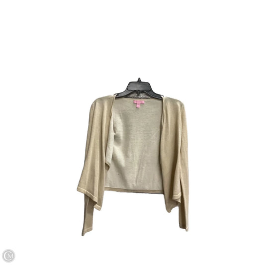 Cardigan Designer By Lilly Pulitzer In Gold, Size: Xs