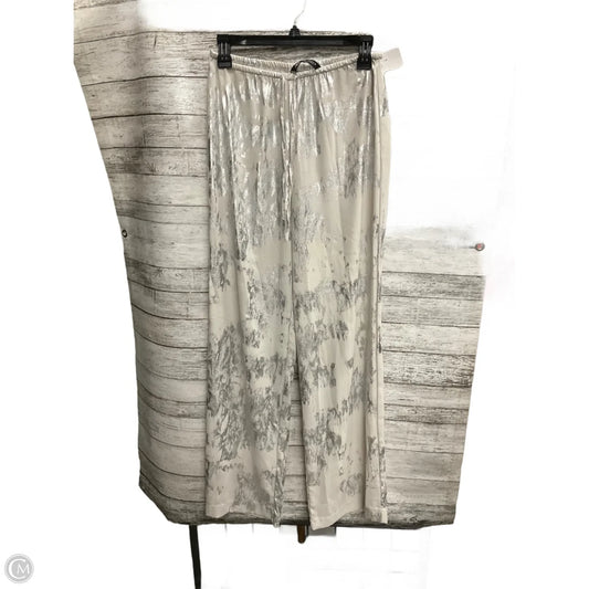 Pants Lounge By Zara In Cream & Silver, Size: 2