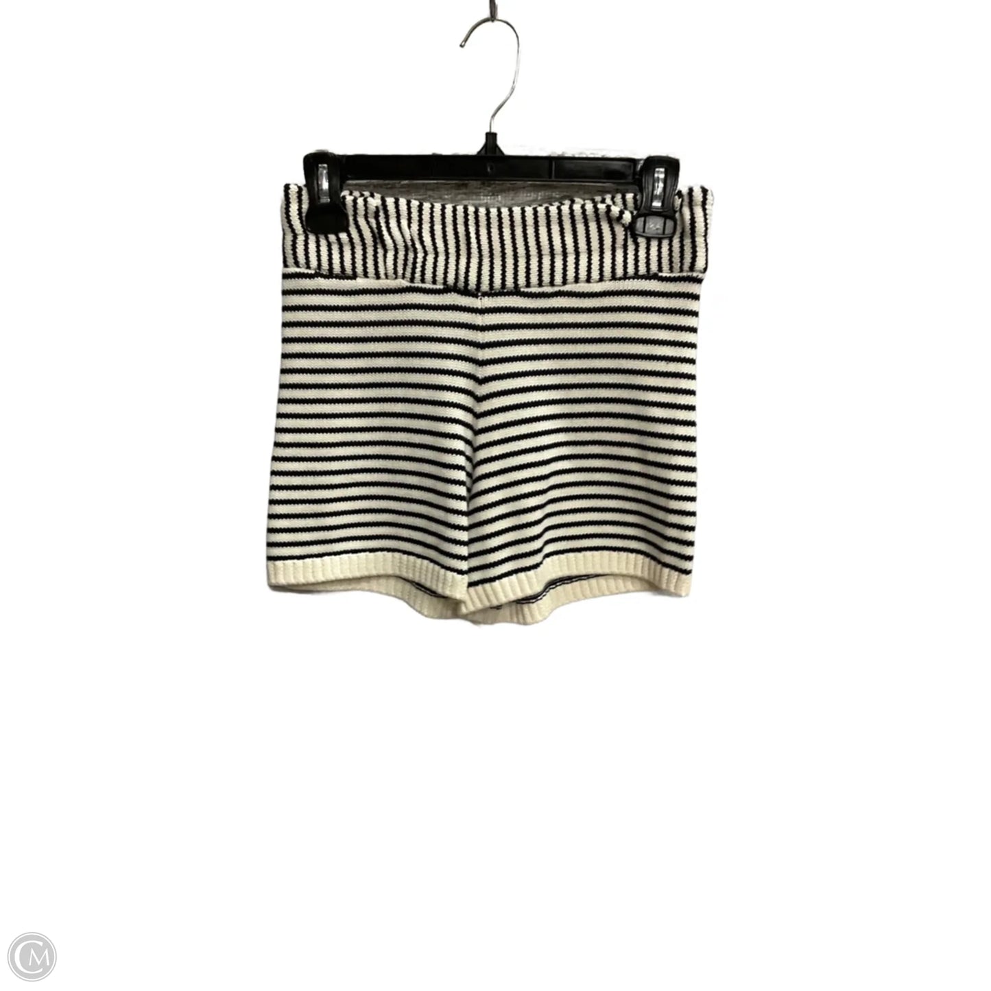 Shorts By Zara In Black & Cream, Size: S