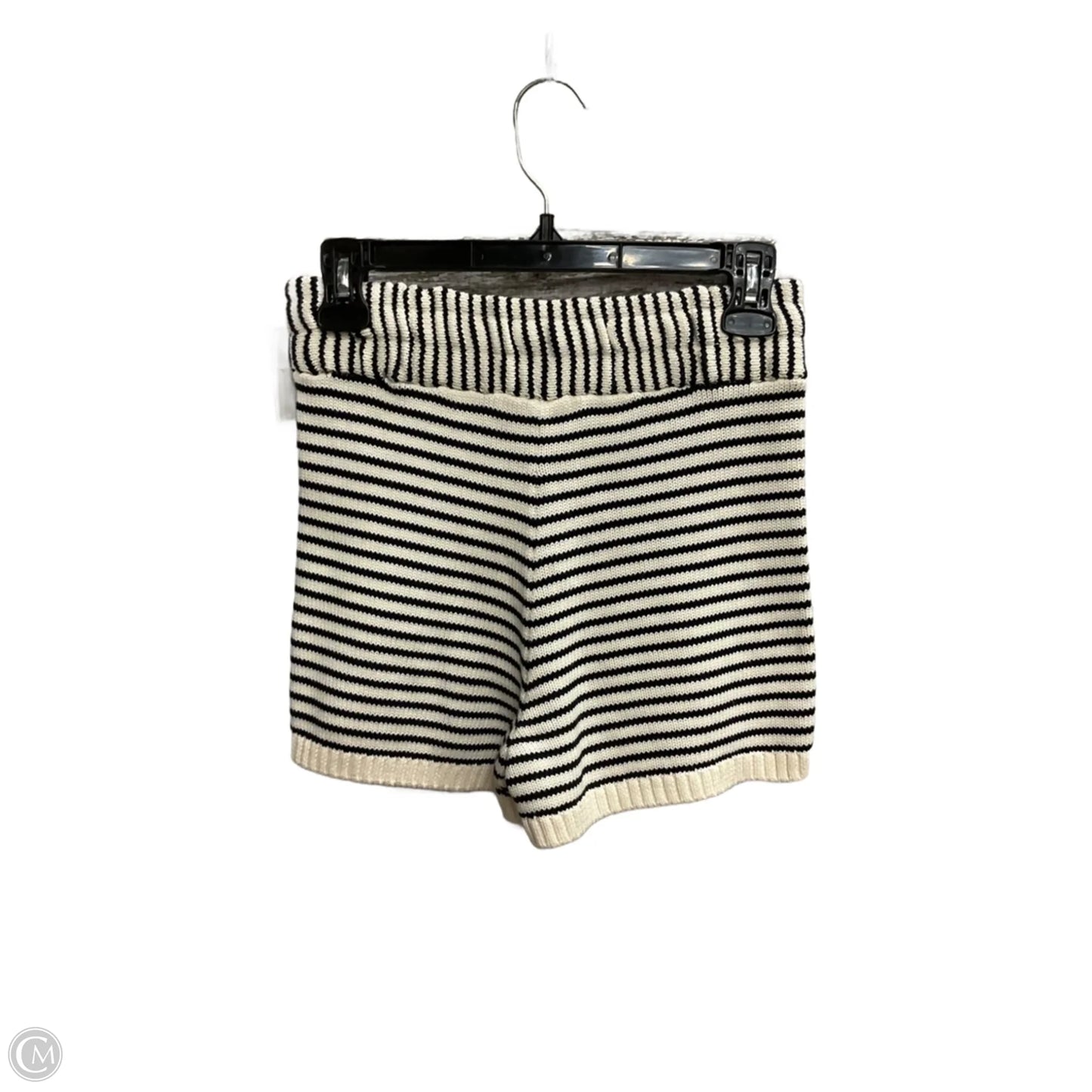 Shorts By Zara In Black & Cream, Size: S
