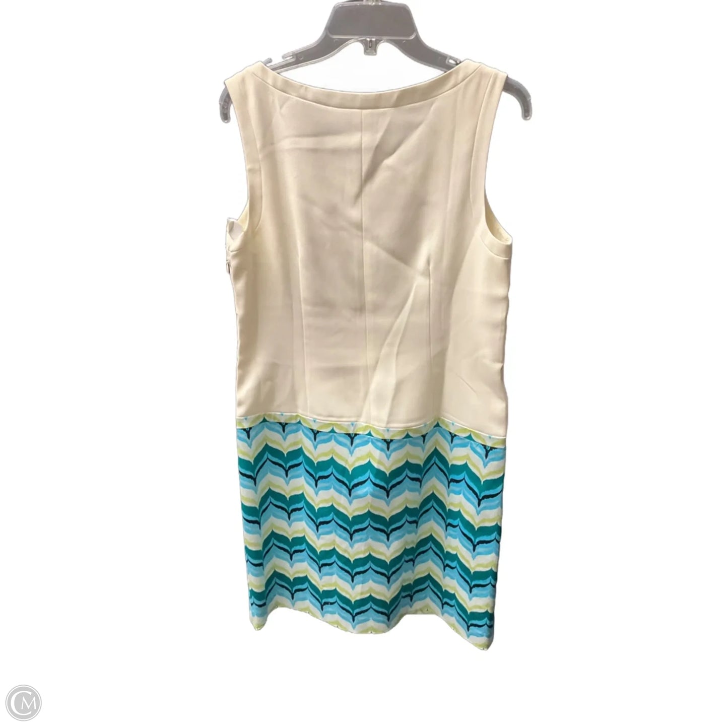 Dress Casual Midi By Ann Taylor In Cream, Size: 10