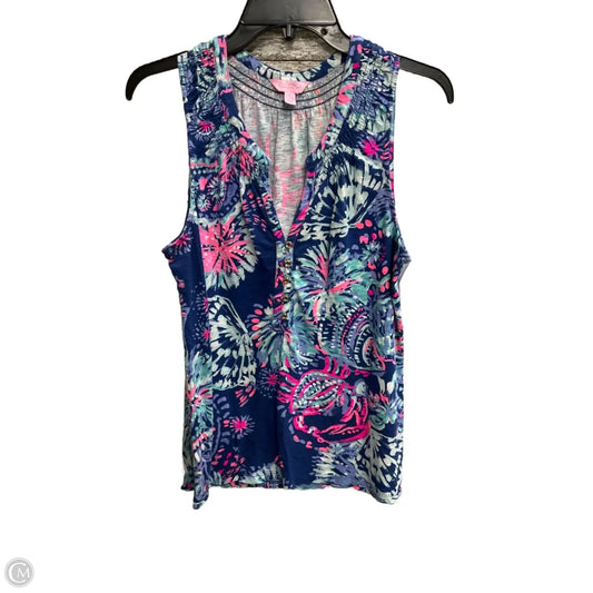 Top Sleeveless Designer By Lilly Pulitzer In Multi-colored, Size: L