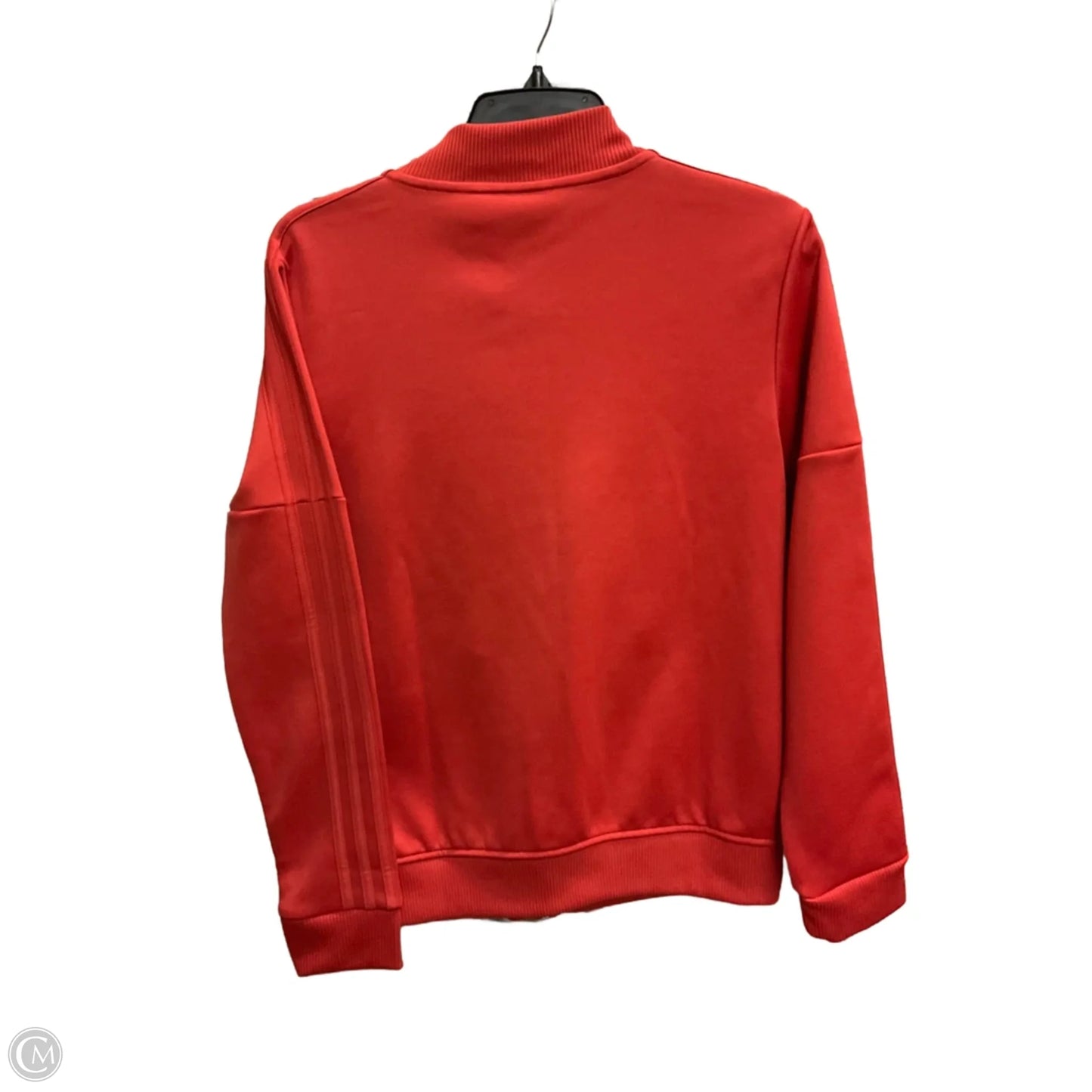 Athletic Jacket By Adidas In Orange, Size: S