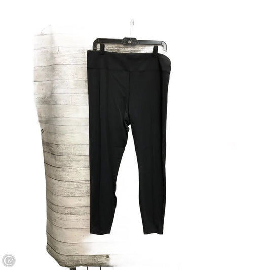 Athletic Leggings By Clothes Mentor In Black, Size: 3x