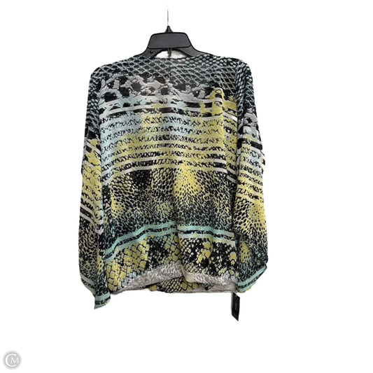 Top Long Sleeve By Alfani In Multi-colored, Size: L