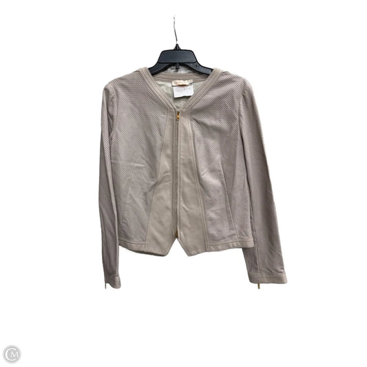 Jacket Designer By Tory Burch In Taupe, Size: 12