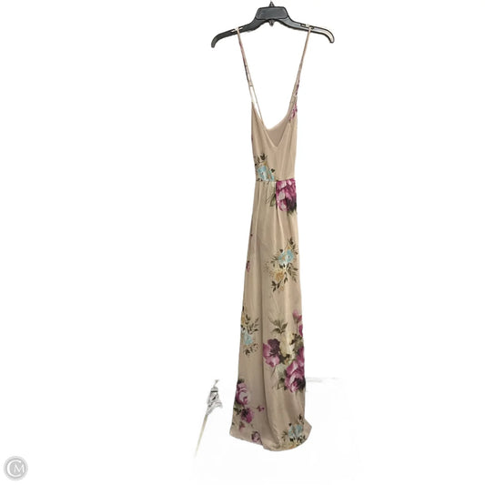 Dress Casual Maxi By Blue Blush In Floral Print, Size: L