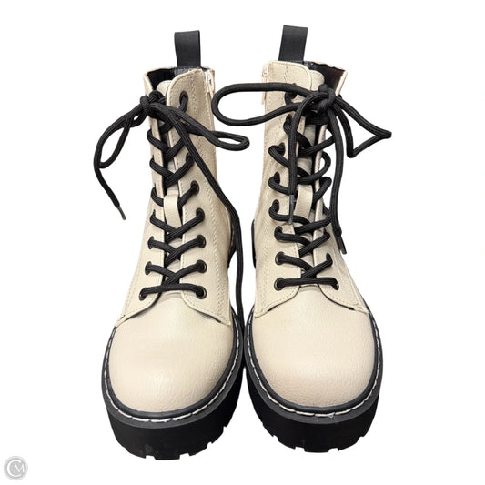 Boots Combat By Sincerely Jules In Black & Cream, Size: 6