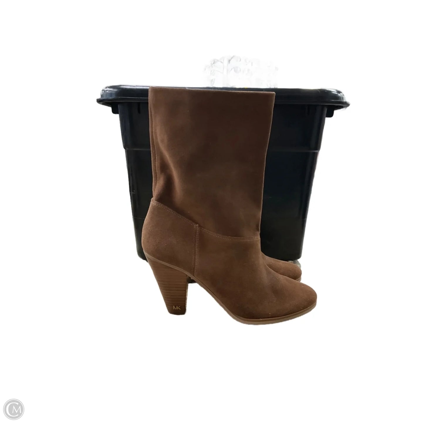Boots Ankle Heels By Michael By Michael Kors In Brown, Size: 8.5
