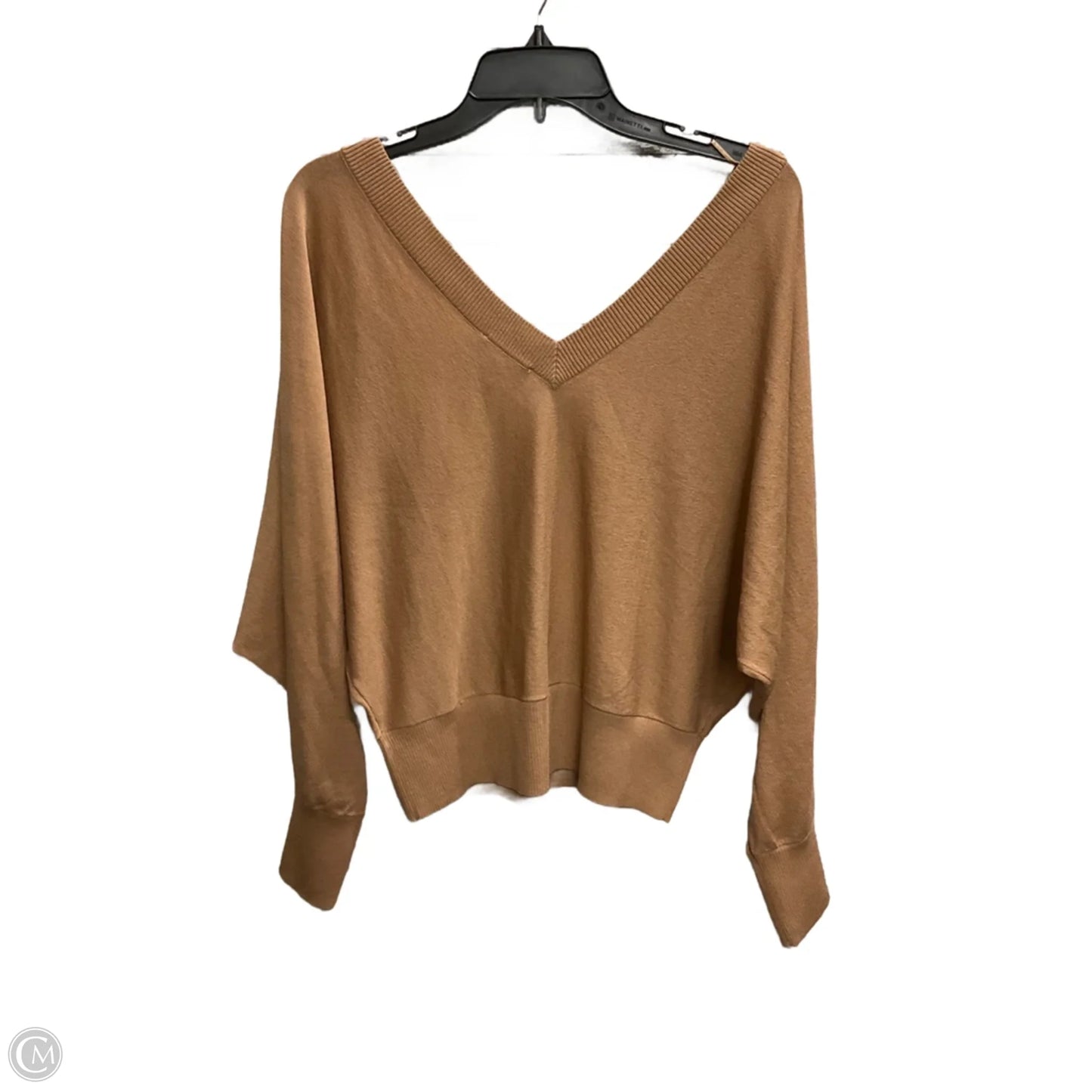 Top Long Sleeve By Express In Bronze, Size: M