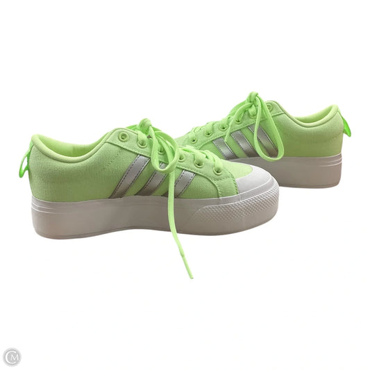 Shoes Athletic By Adidas In Green, Size: 6.5