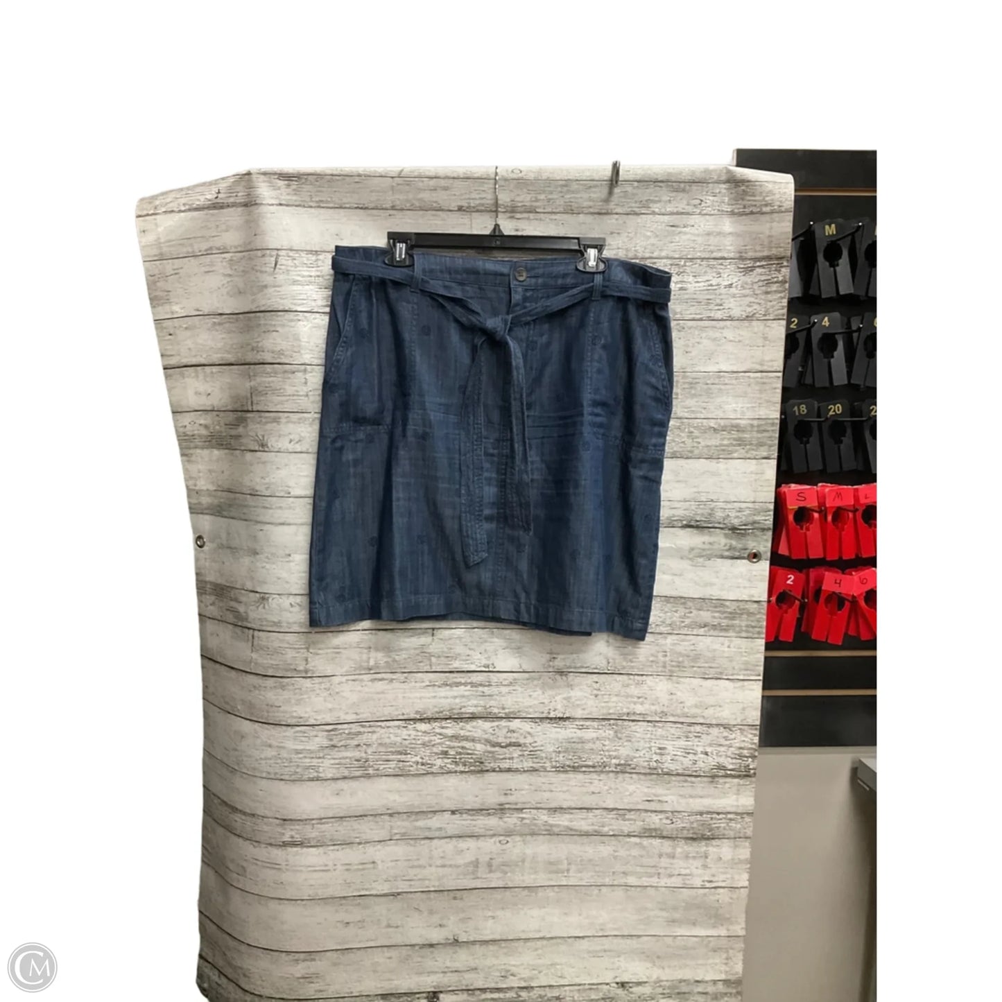 Skirt Midi By Talbots In Blue, Size: 16