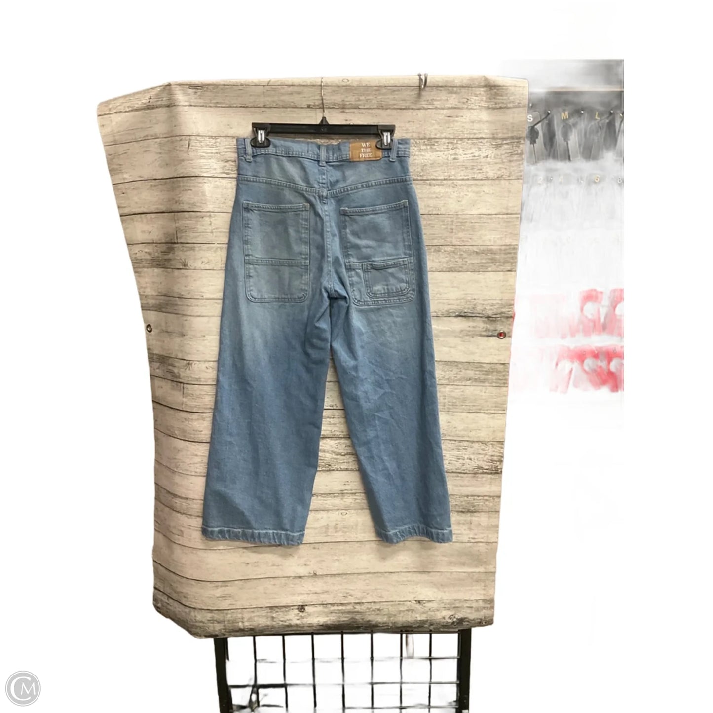 Jeans Wide Leg By We The Free In Blue Denim, Size: 2