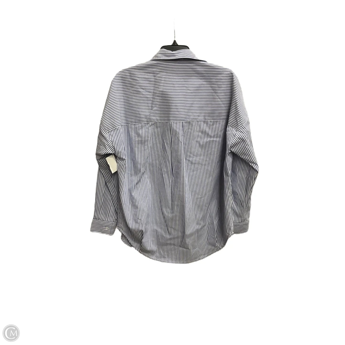 Top Long Sleeve By Tahari In Striped Pattern, Size: Sp