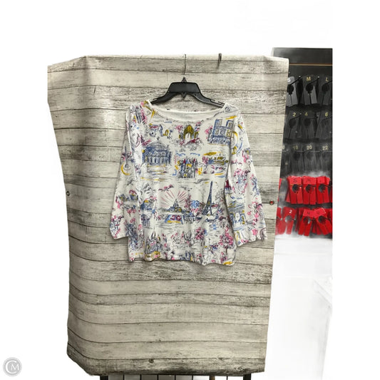 Top Long Sleeve By Talbots In Multi-colored, Size: Xl