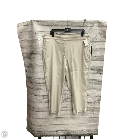 Pants Dress By Tribal In Cream, Size: 16