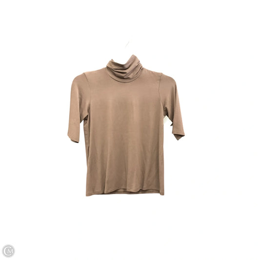 Top Short Sleeve By Eileen Fisher In Brown, Size: Sp