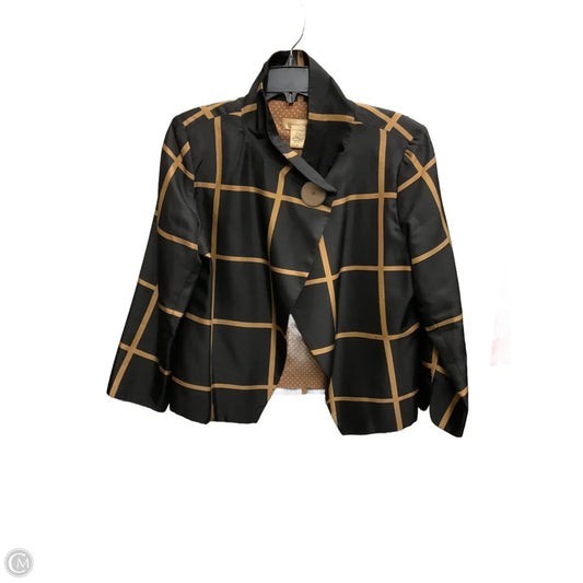 Blazer By Clothes Mentor In Brown & Tan, Size: M