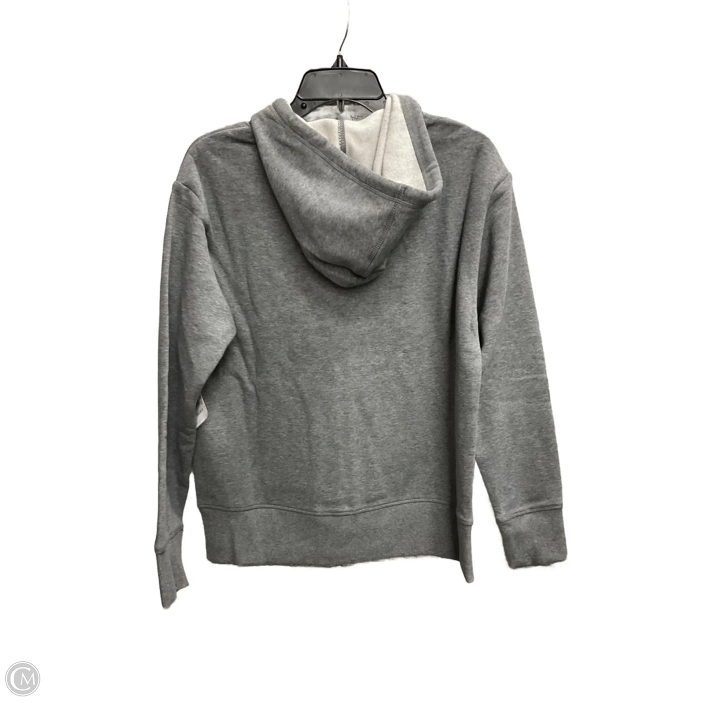 Athletic Jacket By Reebok In Grey, Size: M