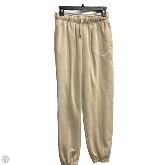 Athletic Pants By Nike In Tan, Size: Xsp