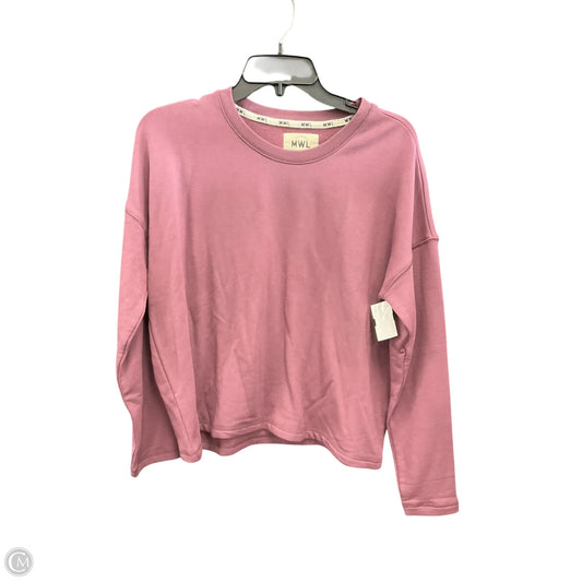 Top Long Sleeve By Madewell In Purple, Size: S