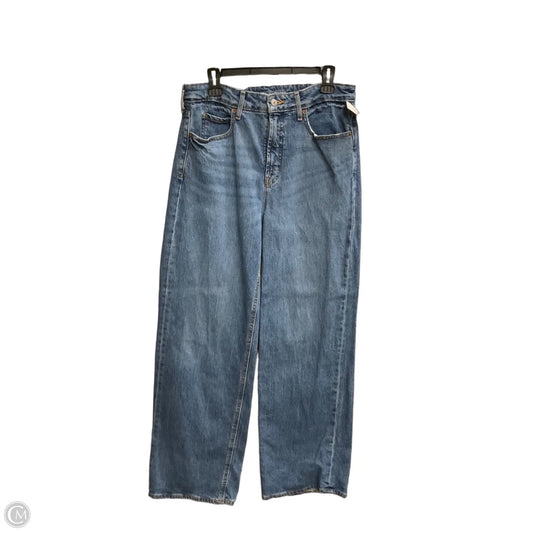 Jeans Wide Leg By Old Navy In Blue Denim, Size: 10
