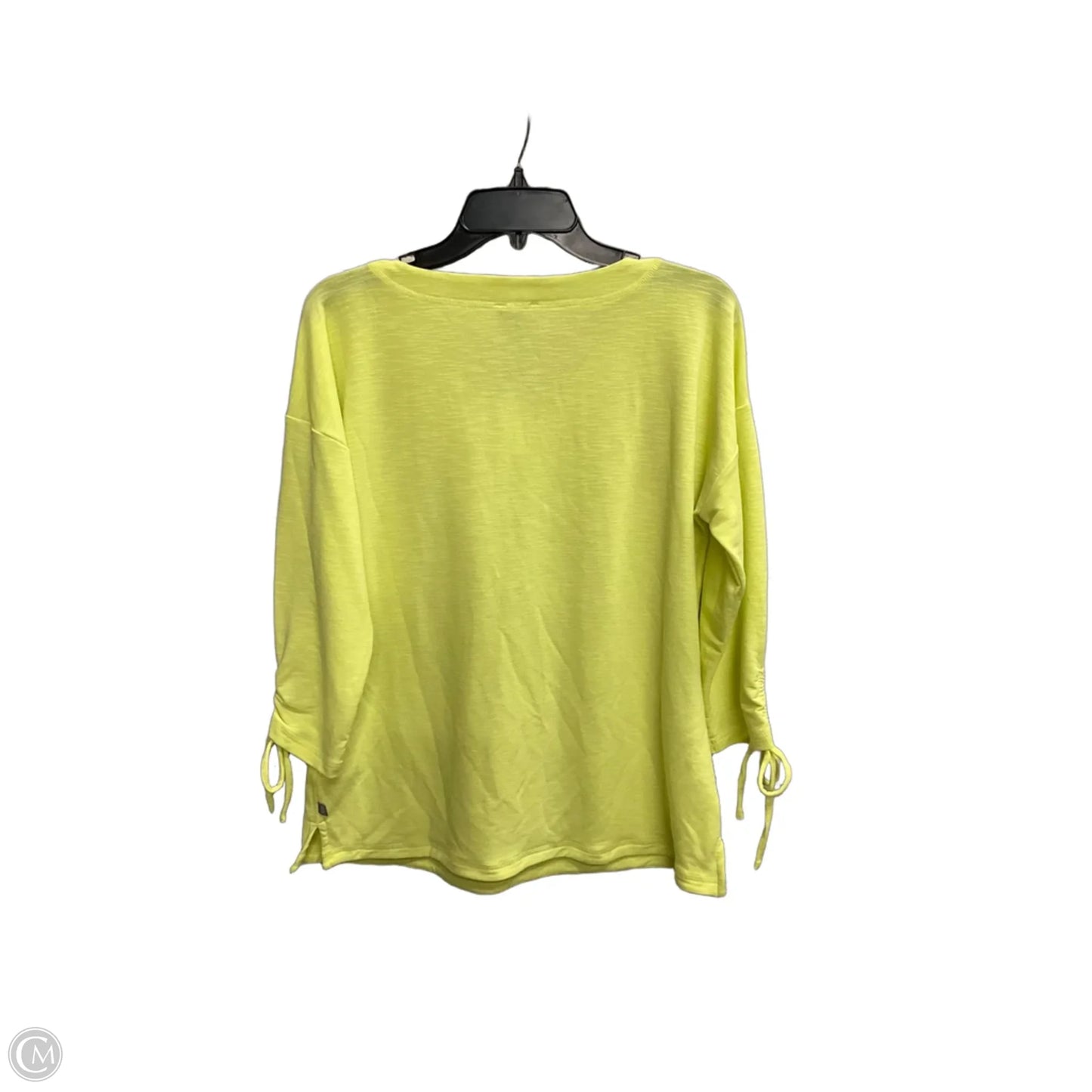 Top 3/4 Sleeve By Talbots In Chartreuse, Size: M