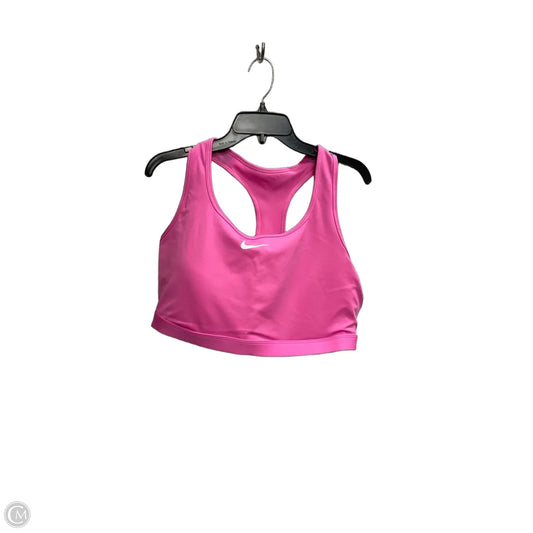 Athletic Bra By Nike In Pink, Size: 2x