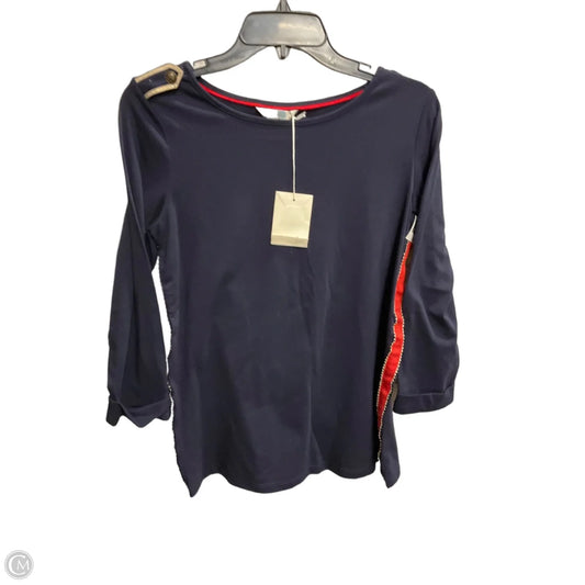 Top Long Sleeve By Boden In Navy, Size: S