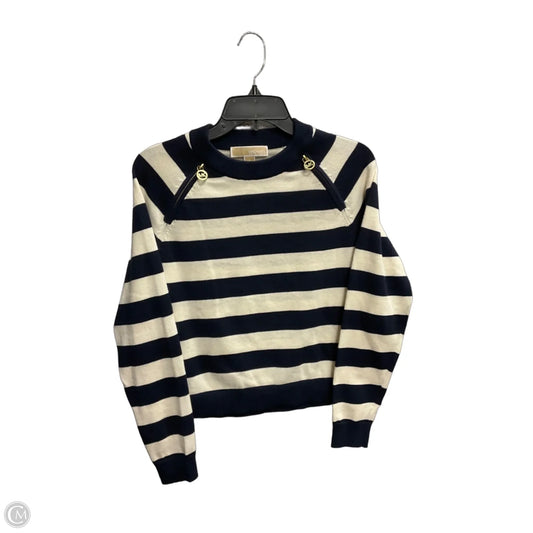 Top Long Sleeve By Michael By Michael Kors In Striped Pattern, Size: S