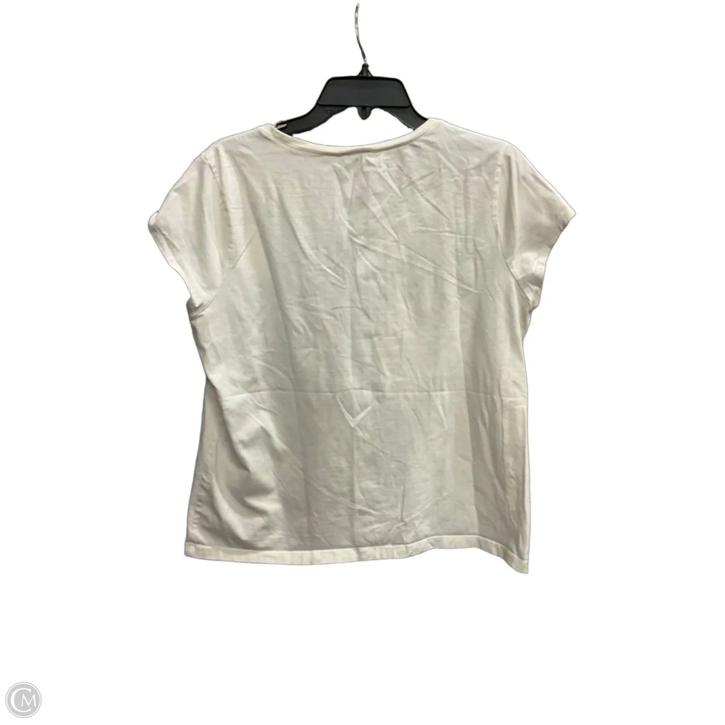 Top Sleeveless By Talbots In Cream, Size: Xl