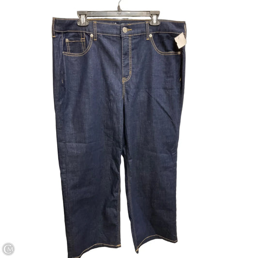 Jeans Wide Leg By Torrid In Blue Denim, Size: 16