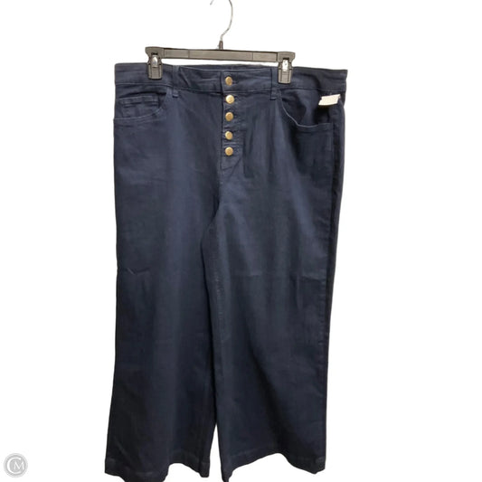 Jeans Wide Leg By Torrid In Blue Denim, Size: 16