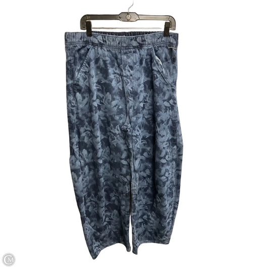 Jeans Wide Leg By Gap In Blue Denim, Size: 12