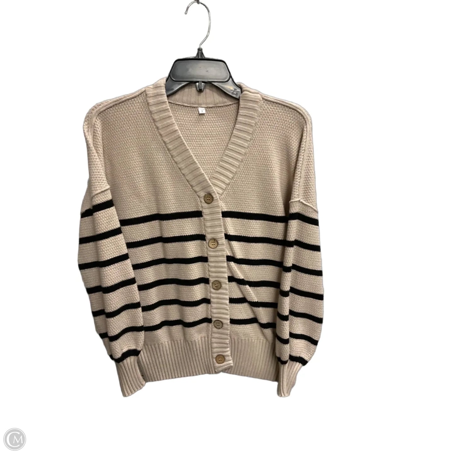 Cardigan By Clothes Mentor In Striped Pattern, Size: S