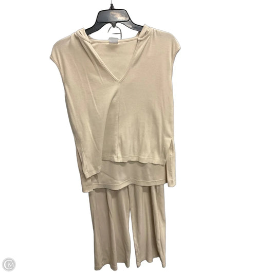 Pants Set 2pc By Clothes Mentor In Beige, Size: Xs