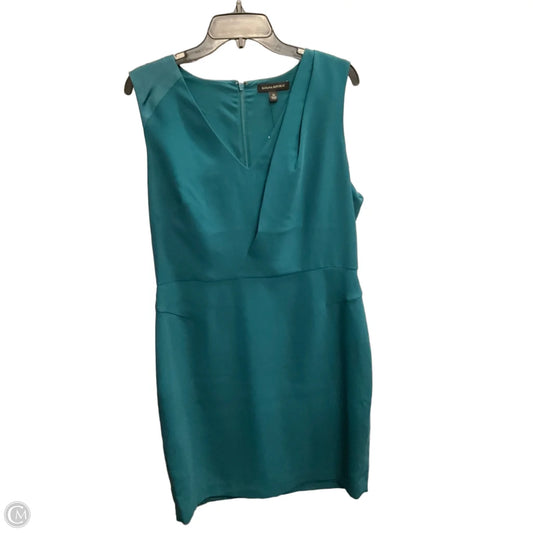 Dress Casual Midi By Banana Republic In Green, Size: 14