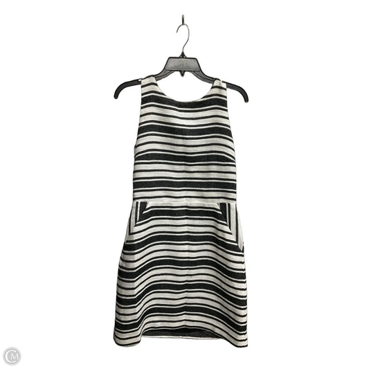 Dress Casual Midi By Banana Republic In Black & White, Size: 6