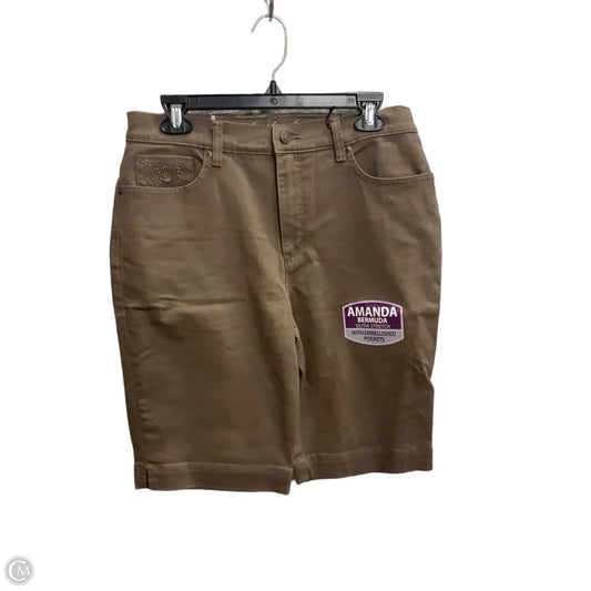 Shorts By Gloria Vanderbilt In Brown, Size: 10