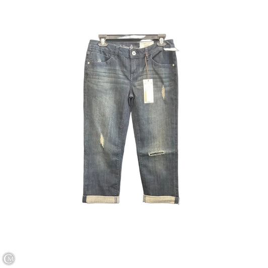 Jeans Boot Cut By Simply Vera In Blue Denim, Size: 0