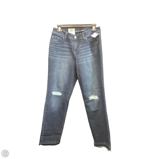 Jeans Straight By Inc In Blue Denim, Size: 10