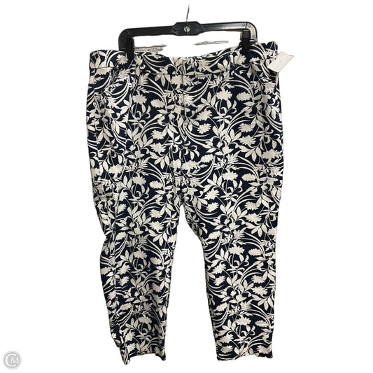 Pants Dress By Old Navy In Blue & White, Size: 20
