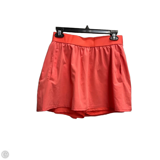 Athletic Skort By Clothes Mentor In Orange, Size: M