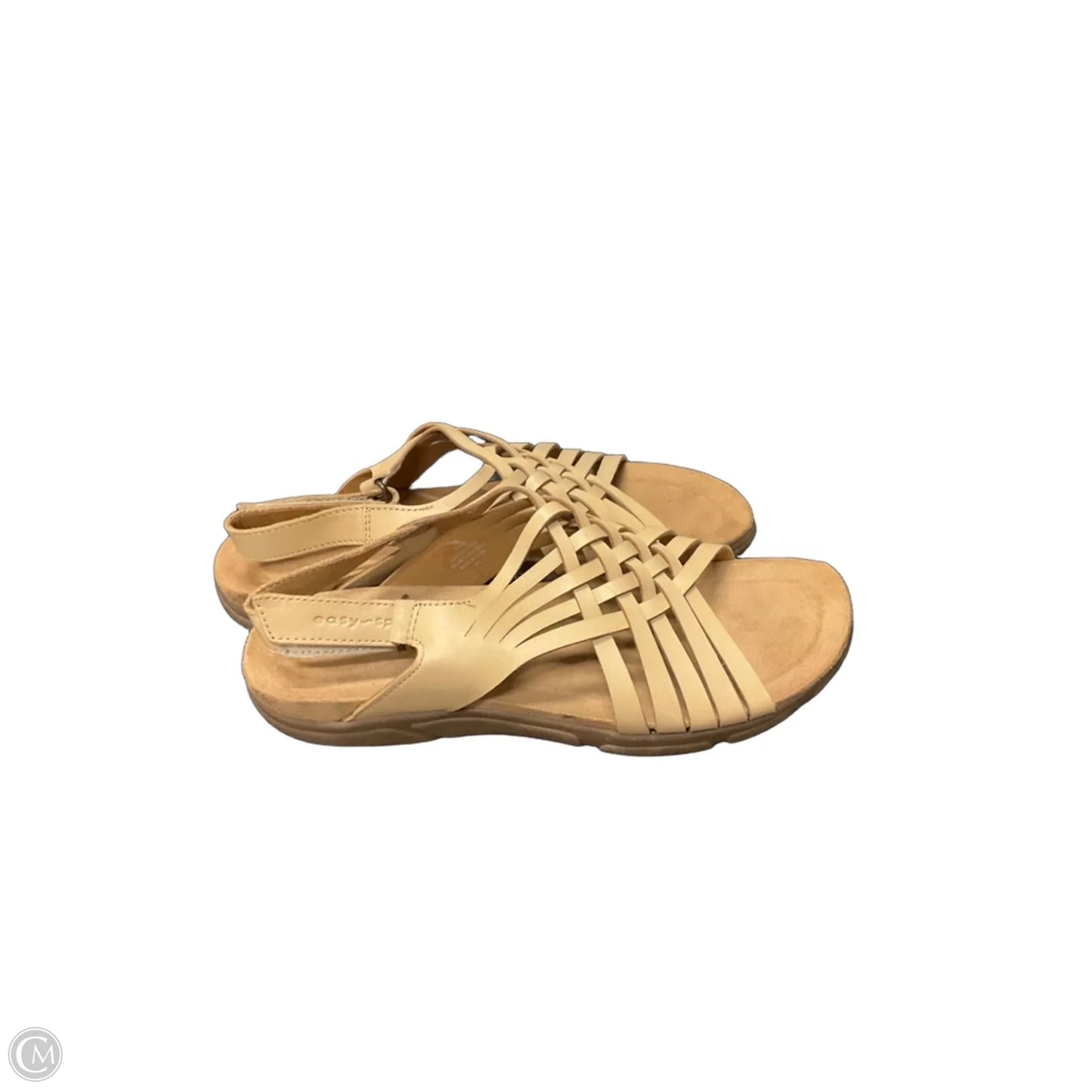Sandals Flats By Easy Spirit In Tan, Size: 10