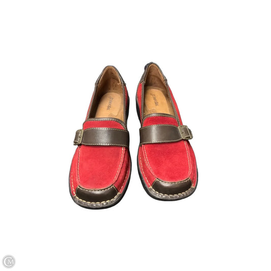 Shoes Heels Wedge By St Johns Bay In Red, Size: 7